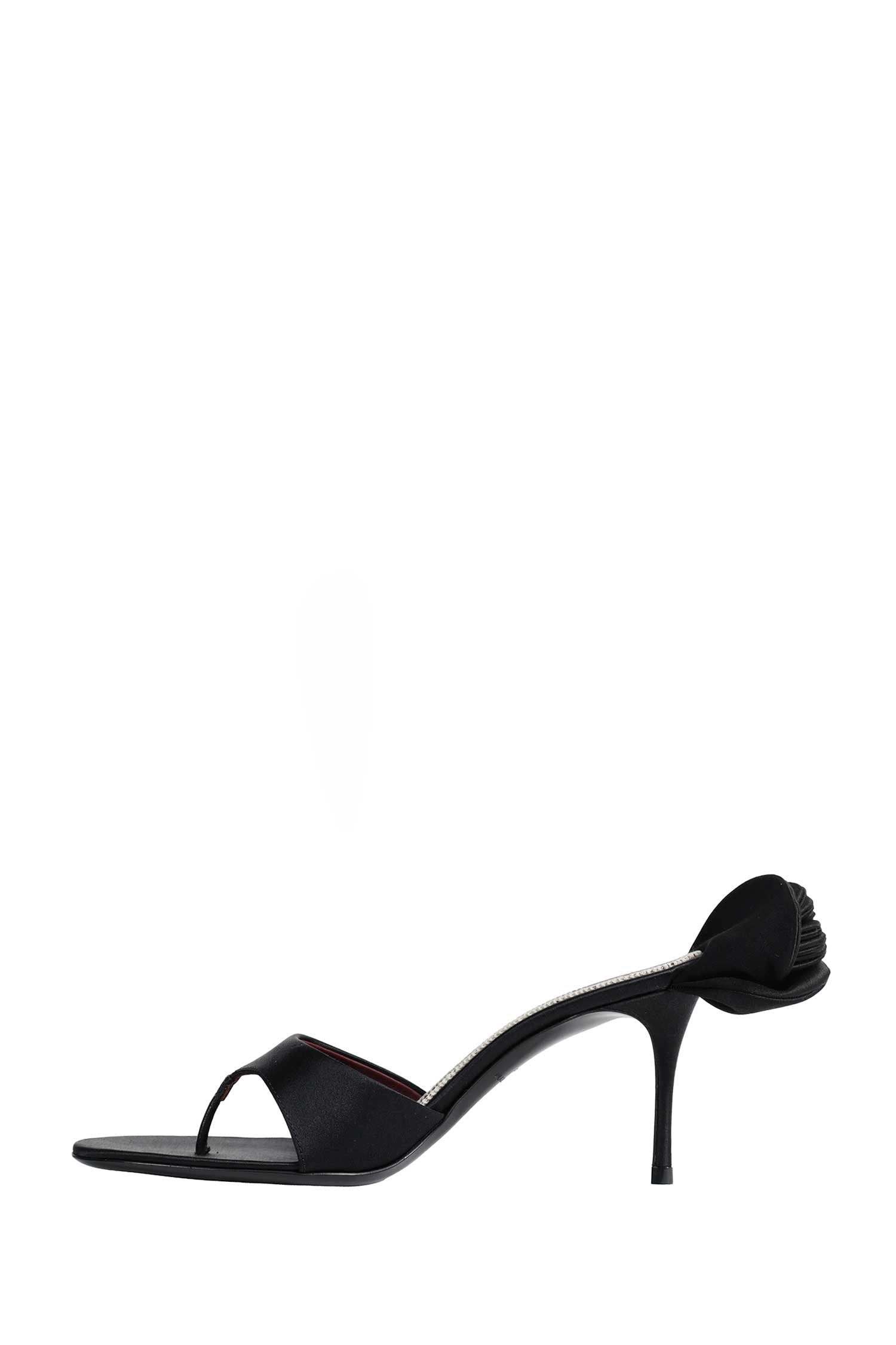 Satin Thong Sandals