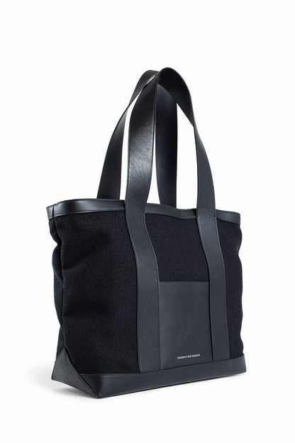 KVADRAT/ RAF SIMONS UNISEX BLACK TOTE BAGS