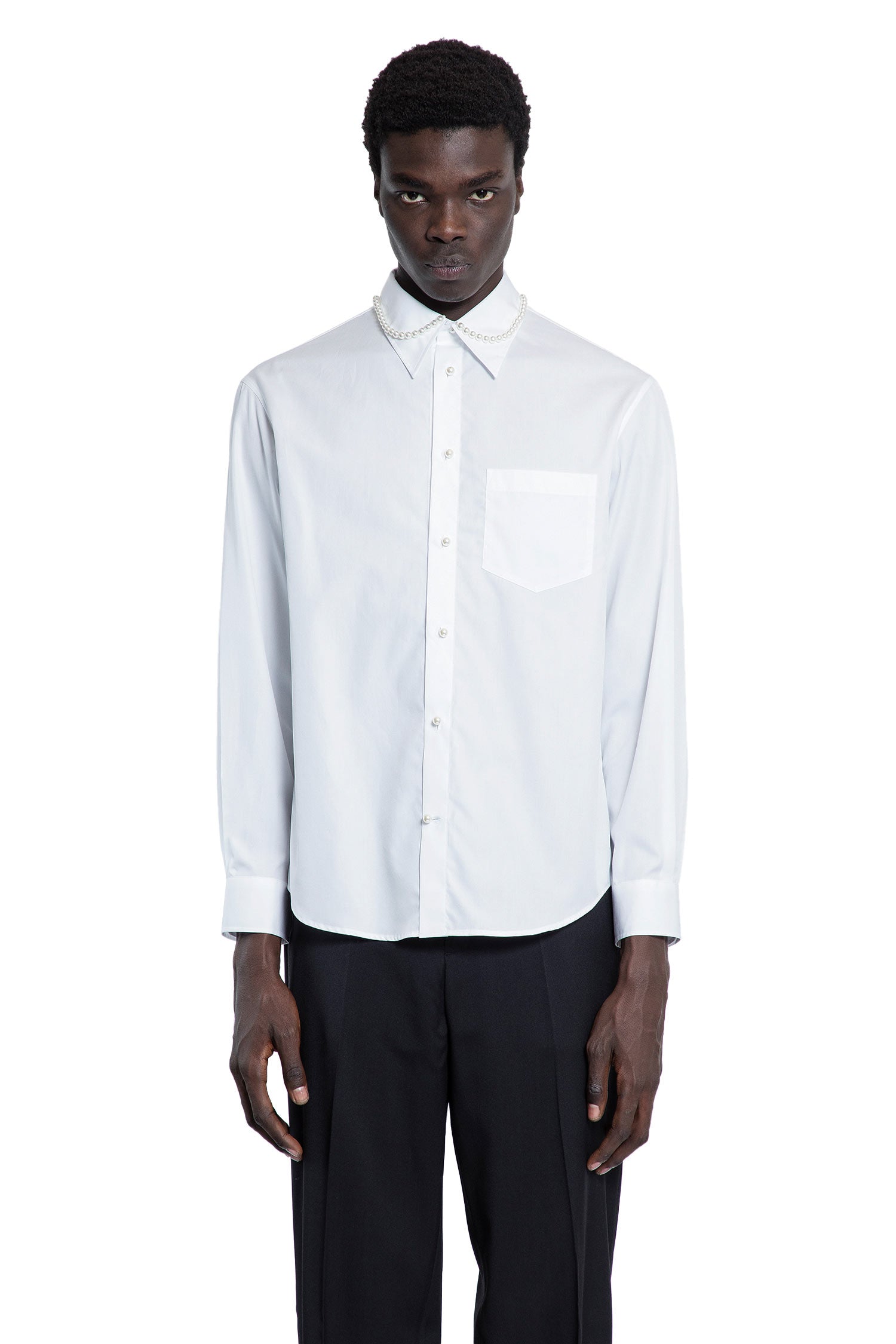 SIMONE ROCHA MAN WHITE SHIRTS