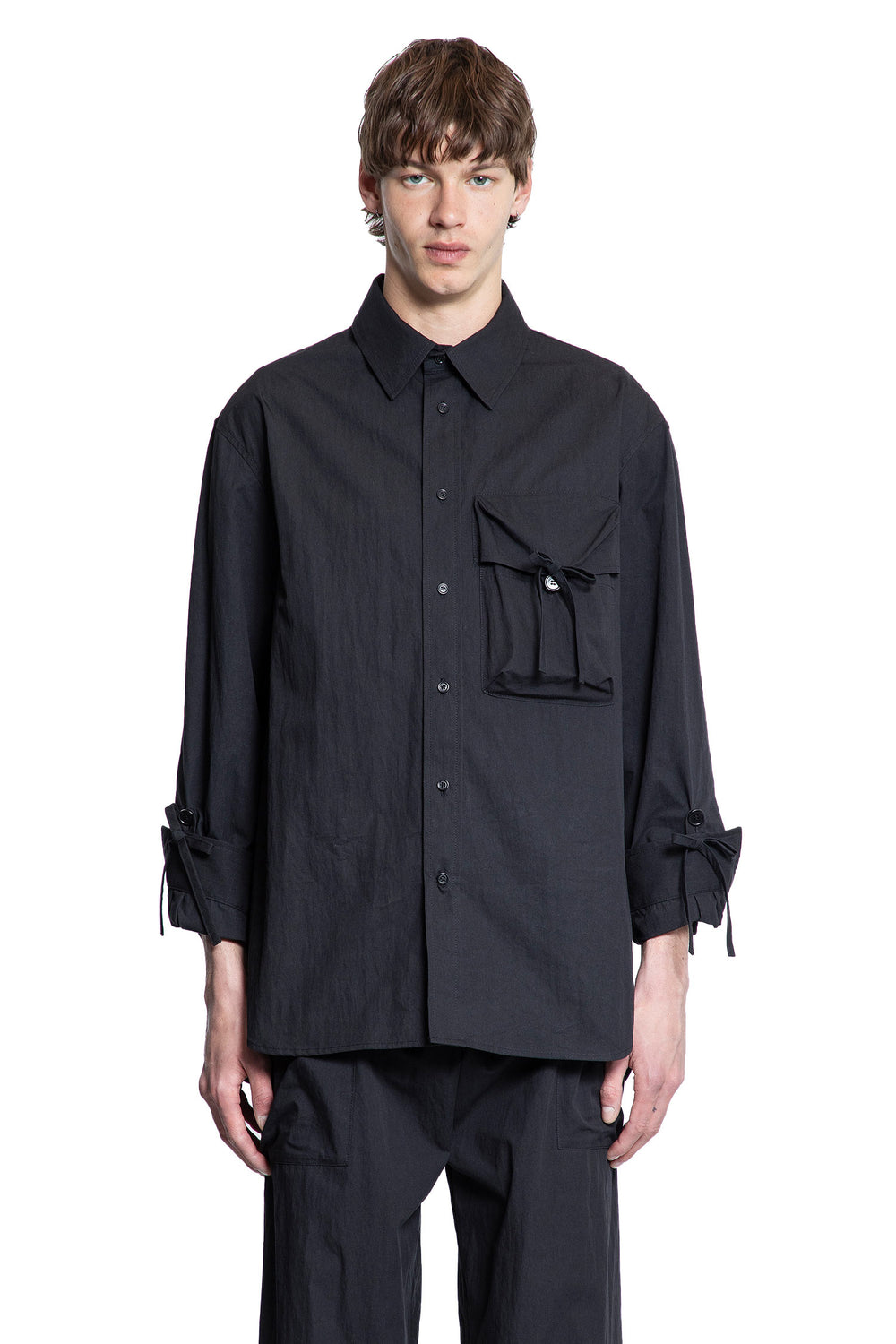 SIMONE ROCHA MAN BLACK SHIRTS