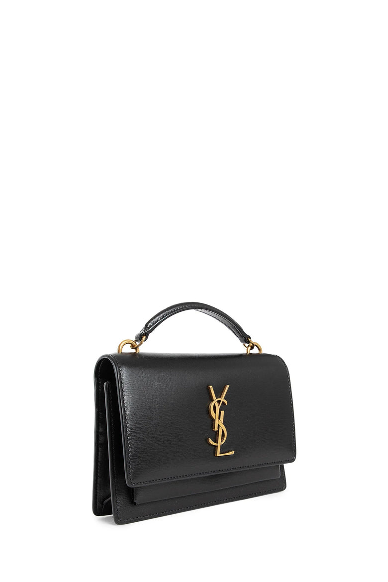 SAINT LAURENT WOMAN BLACK TOP HANDLE BAGS - Antonioli.eu