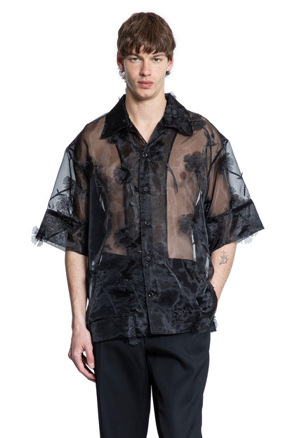 SIMONE ROCHA MAN BLACK SHIRTS