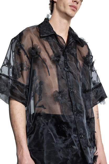 SIMONE ROCHA MAN BLACK SHIRTS