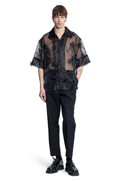 SIMONE ROCHA MAN BLACK SHIRTS