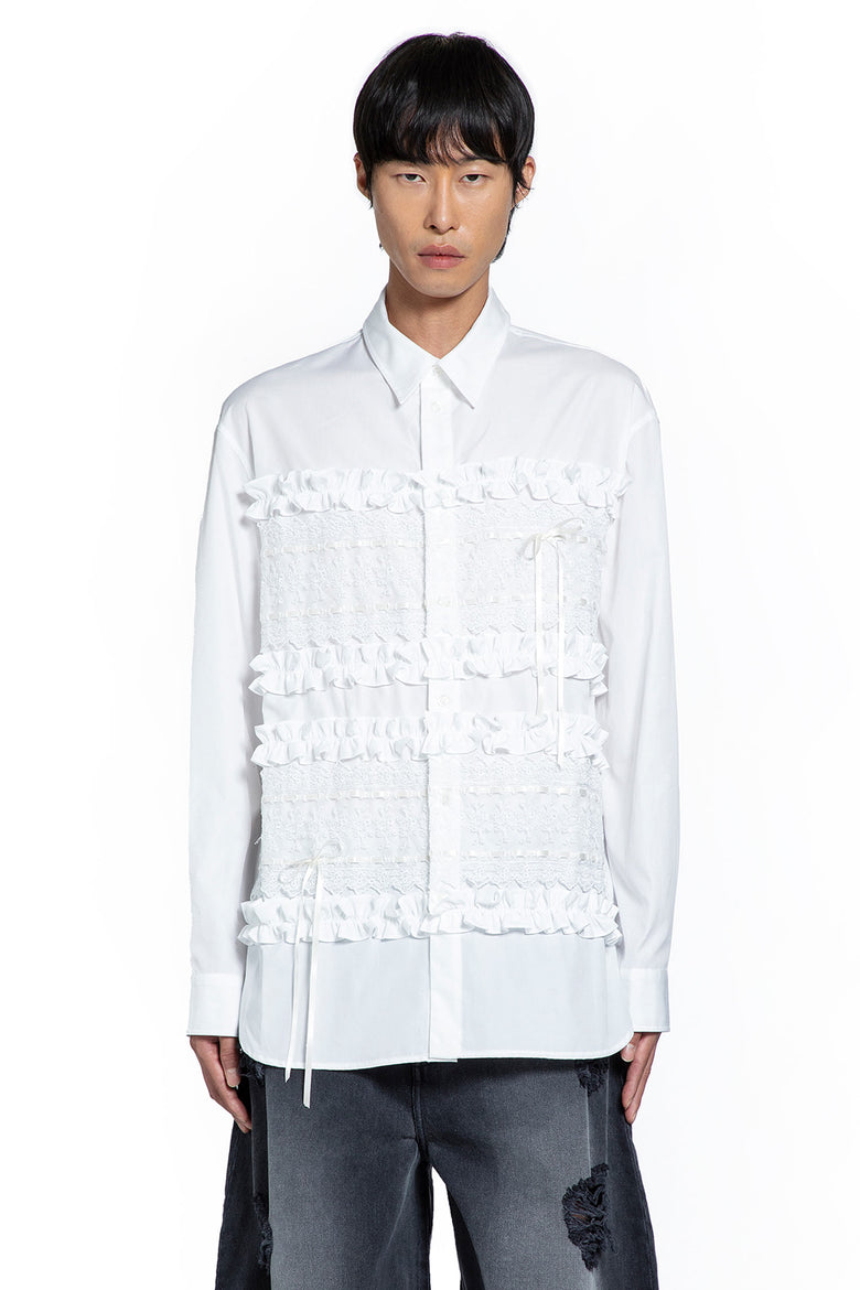 Ribbon Trim Easy Shirt