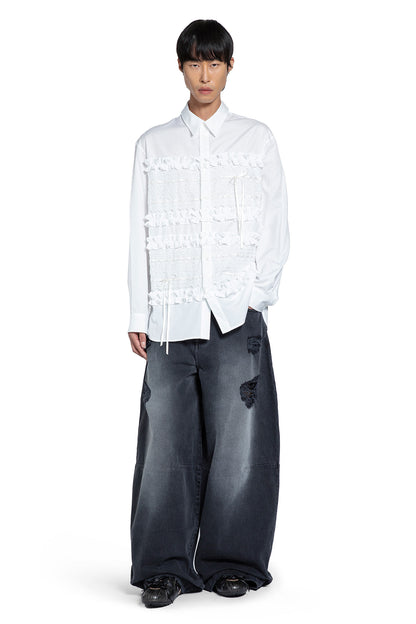 Ribbon Trim Easy Shirt