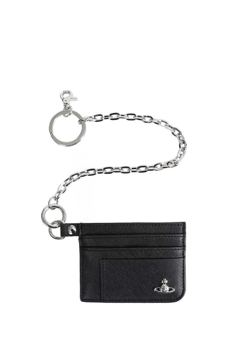 VIVIENNE WESTWOOD Flat Chain Card Holder woman