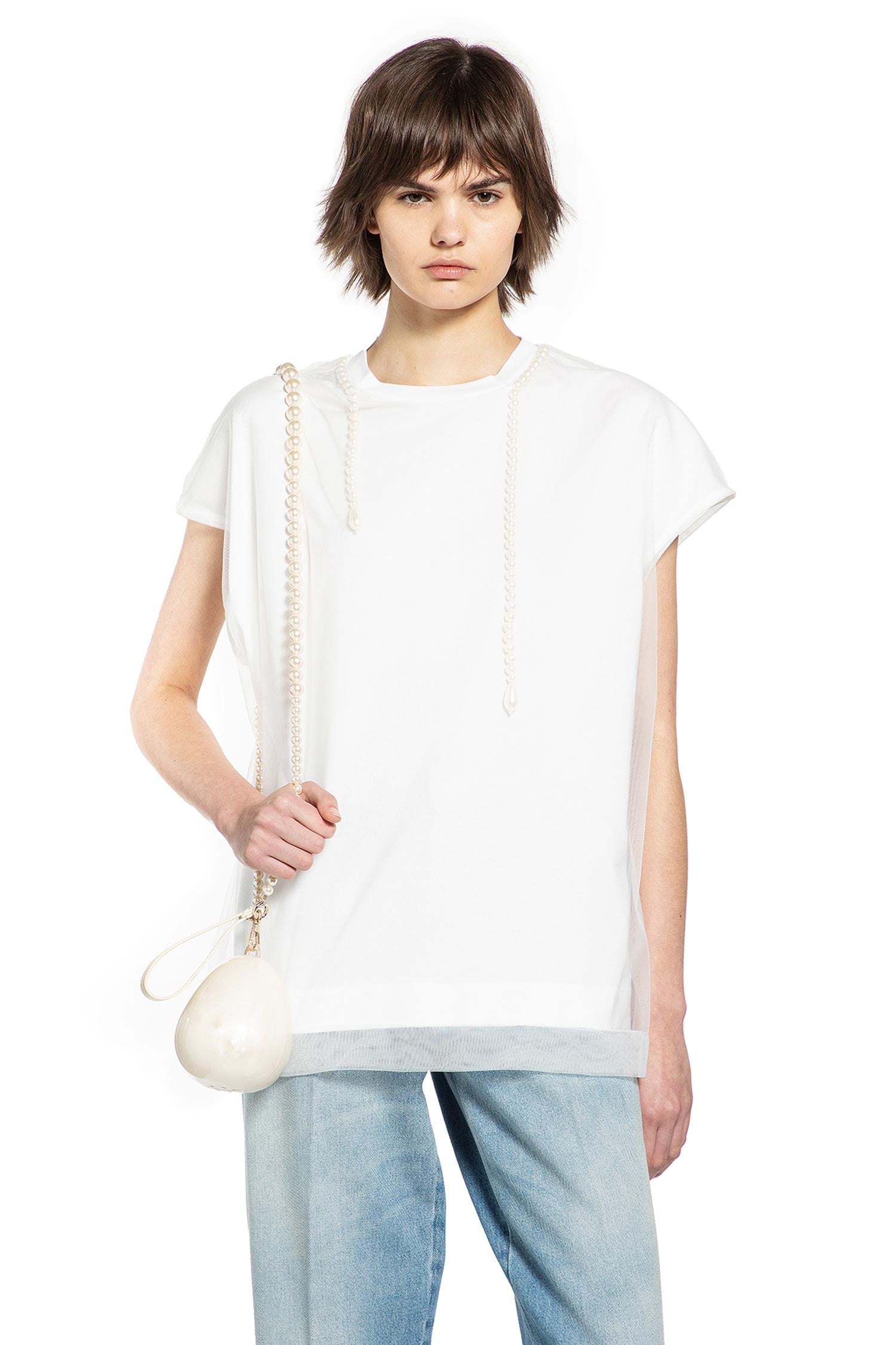 Layered Liquid Smock T-Shirt