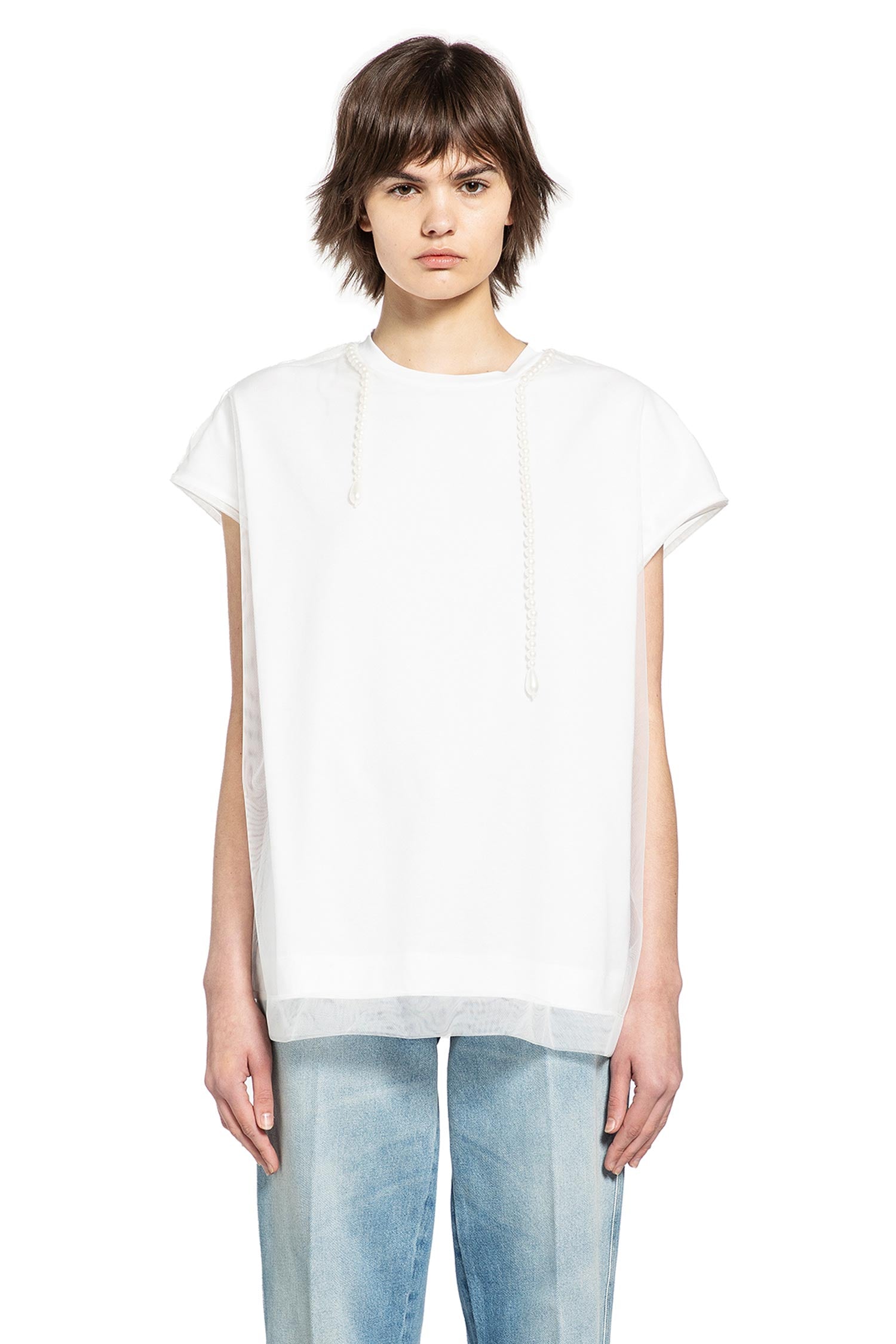 Layered Liquid Smock T-Shirt