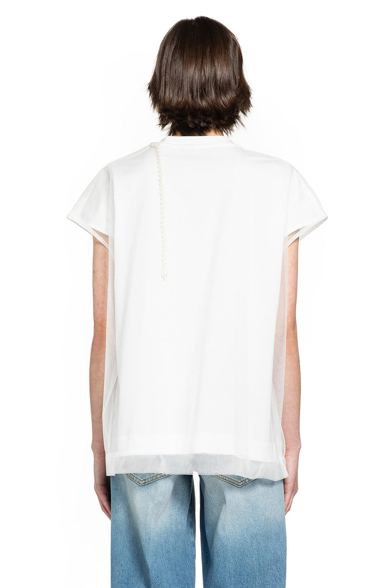 SIMONE ROCHA Layered Liquid Smock T-Shirt woman