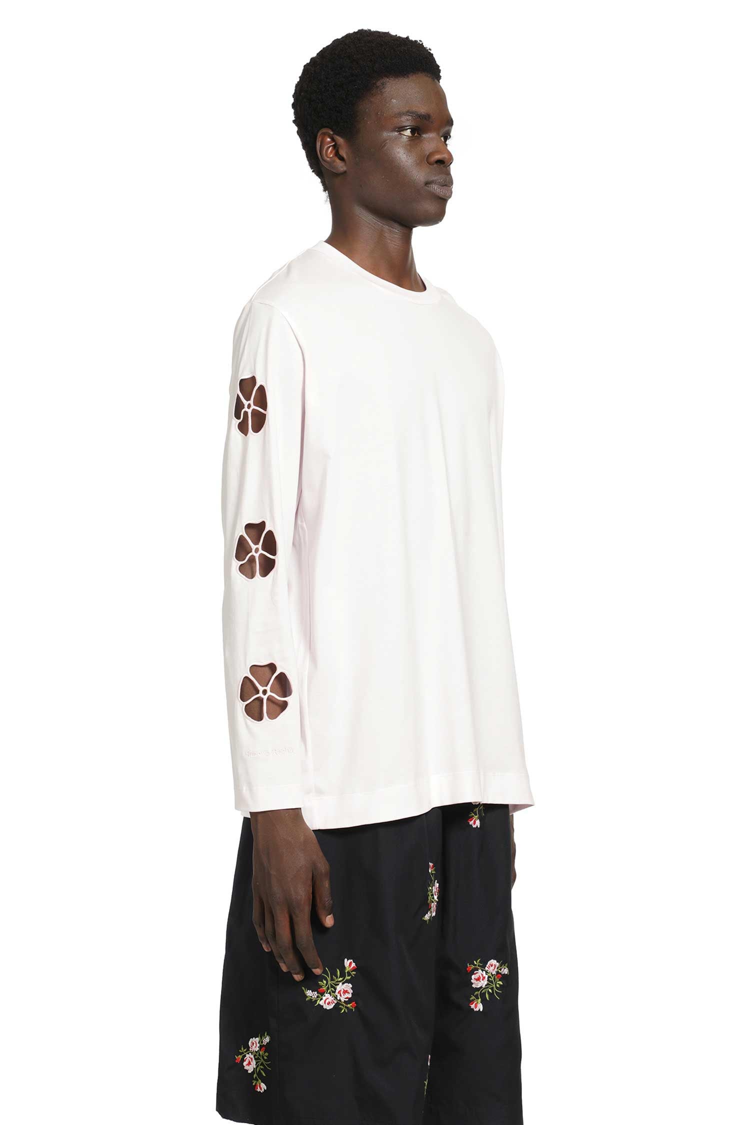 SIMONE ROCHA Daisy Cutout Long Sleeve T-Shirt man