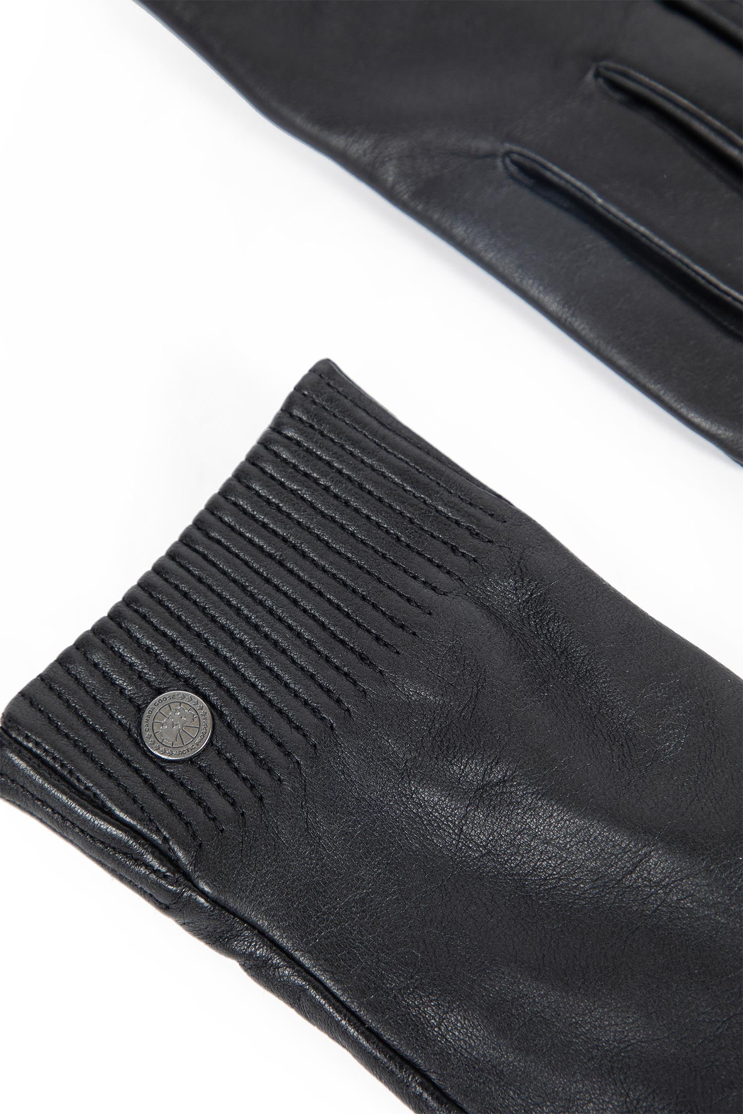 Leather Gloves Ribbed Luxe