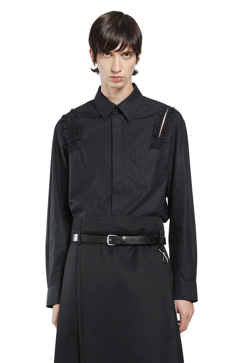 SIMONE ROCHA Ruffle Slash Shirt man