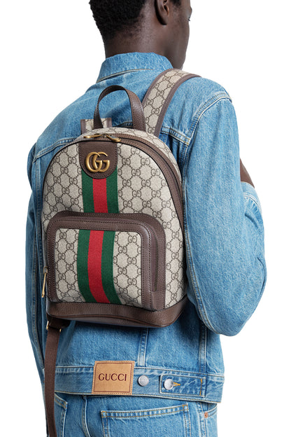 GUCCI MAN BEIGE BACKPACKS & TRAVEL BAGS