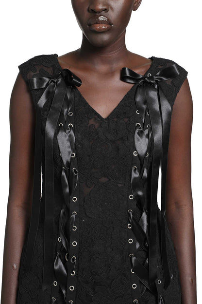 Unraveling Ribbon Portrait Top
