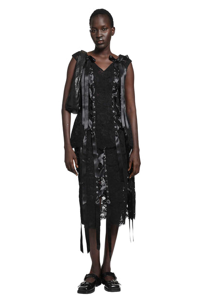 Unraveling Ribbon Portrait Top