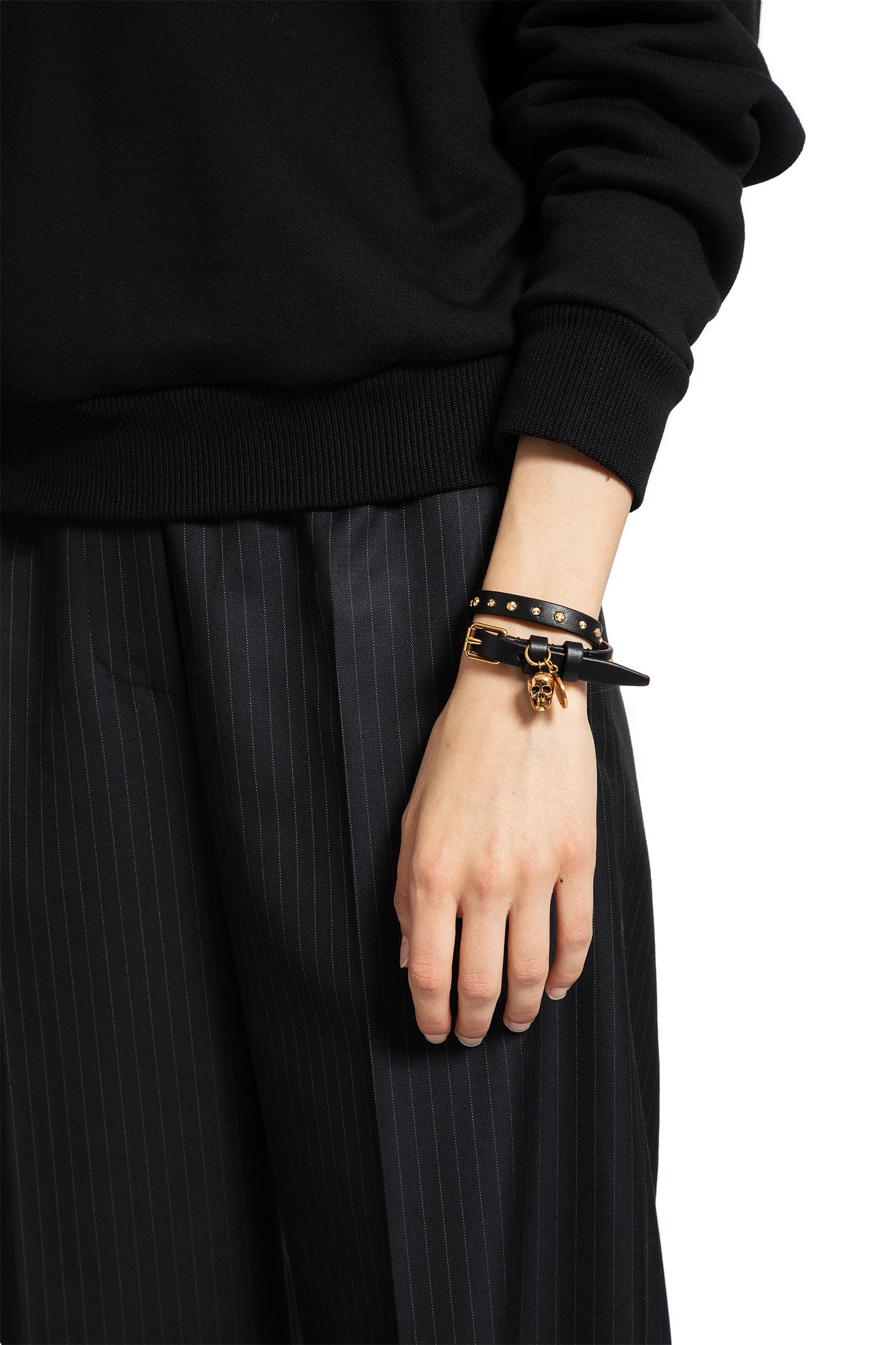 ALEXANDER MCQUEEN WOMAN BLACK JEWELLERY