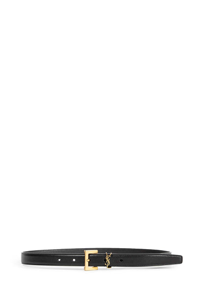 Cassandre Thin Belt in Lacquered Leather