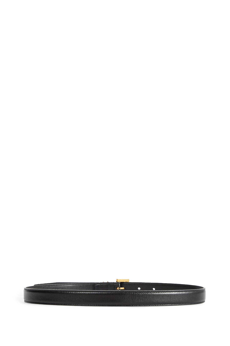 Cassandre Thin Belt in Lacquered Leather