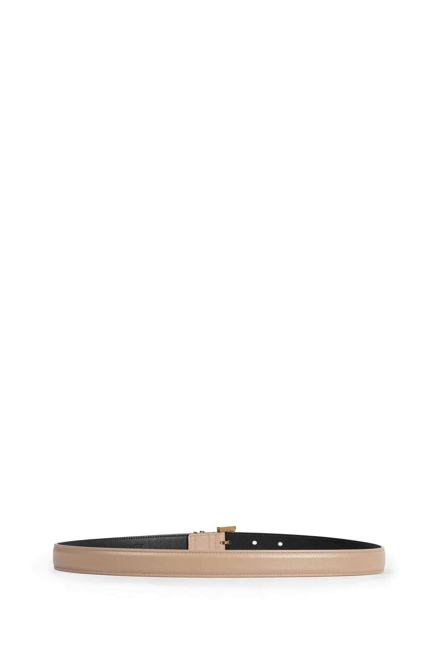 Cassandre Thin Leather Belt