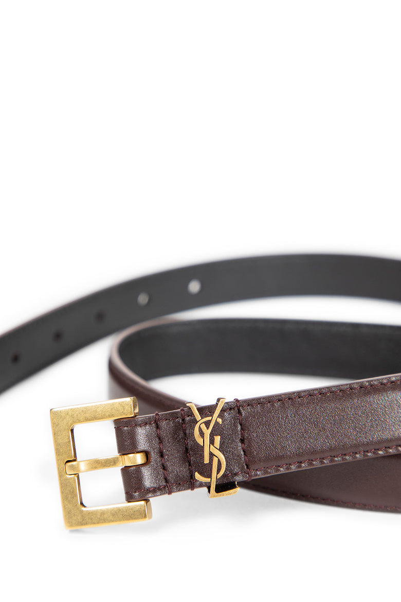 SAINT LAURENT WOMAN BROWN BELTS