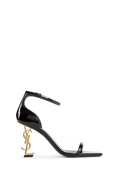 Antonioli SAINT LAURENT WOMAN BLACK SANDALS & SLIDES