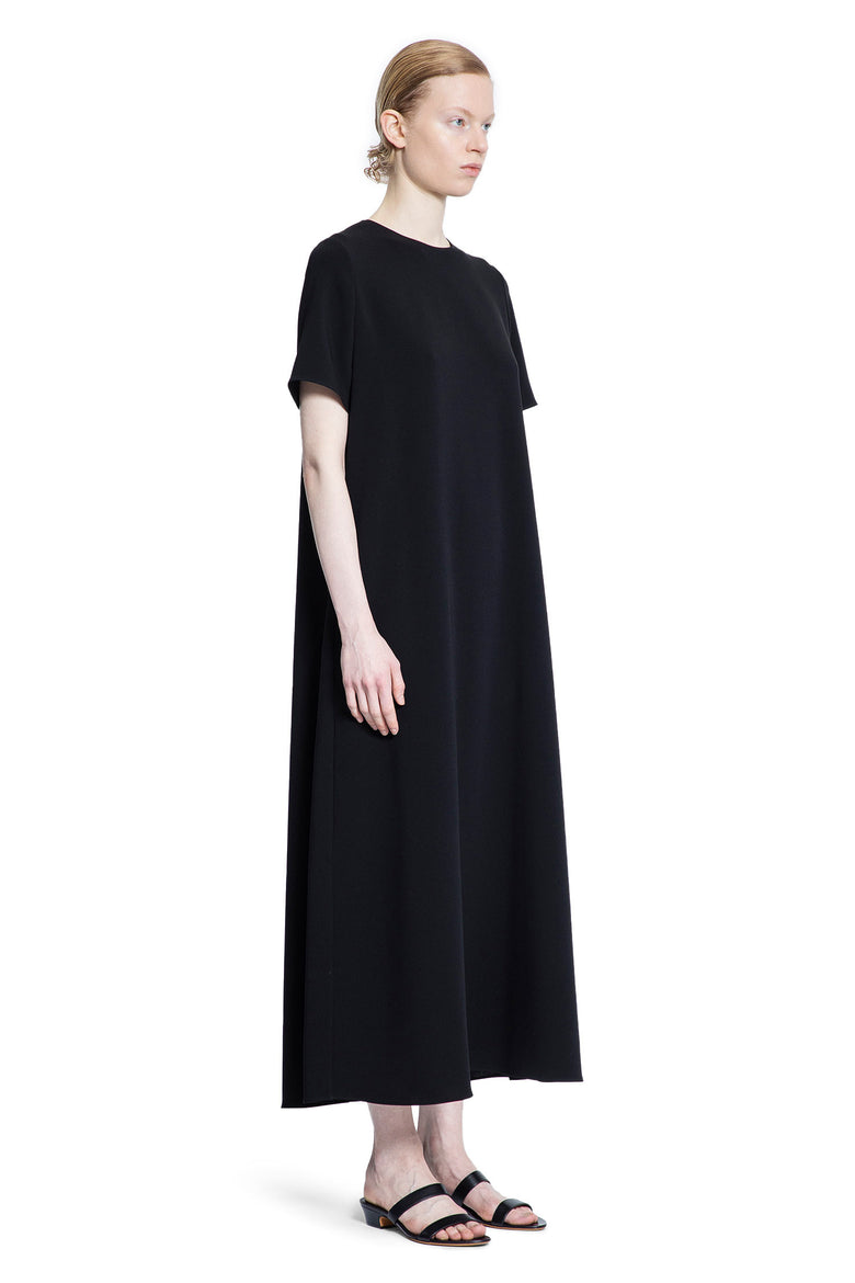 THE ROW WOMAN BLACK DRESSES