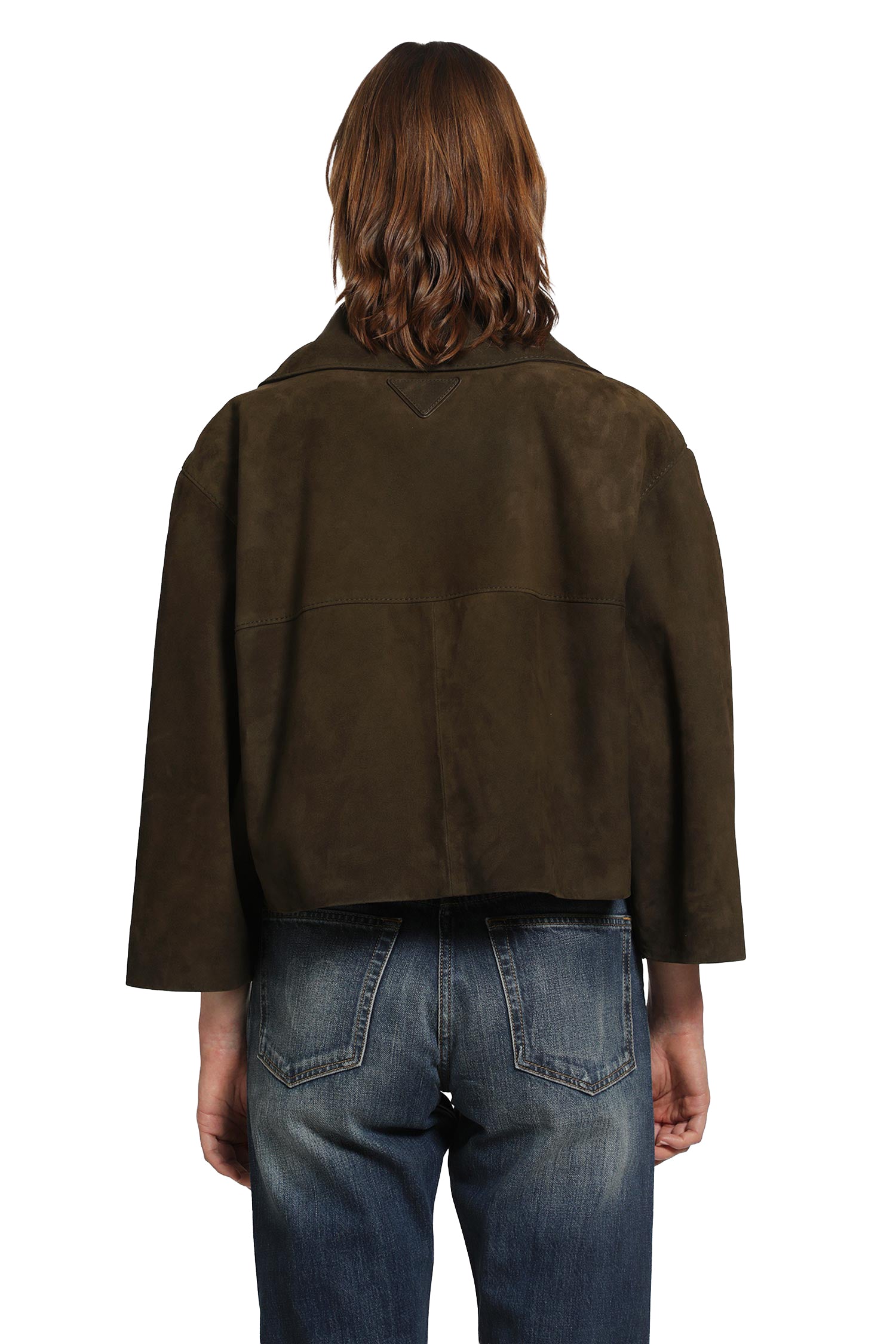 Cropped Suede Jacket