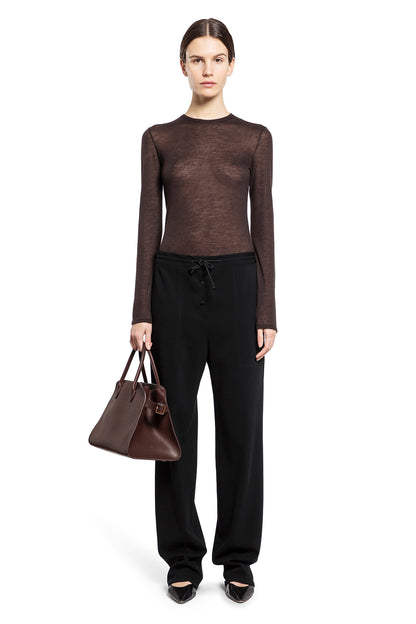 THE ROW WOMAN BROWN KNITWEAR