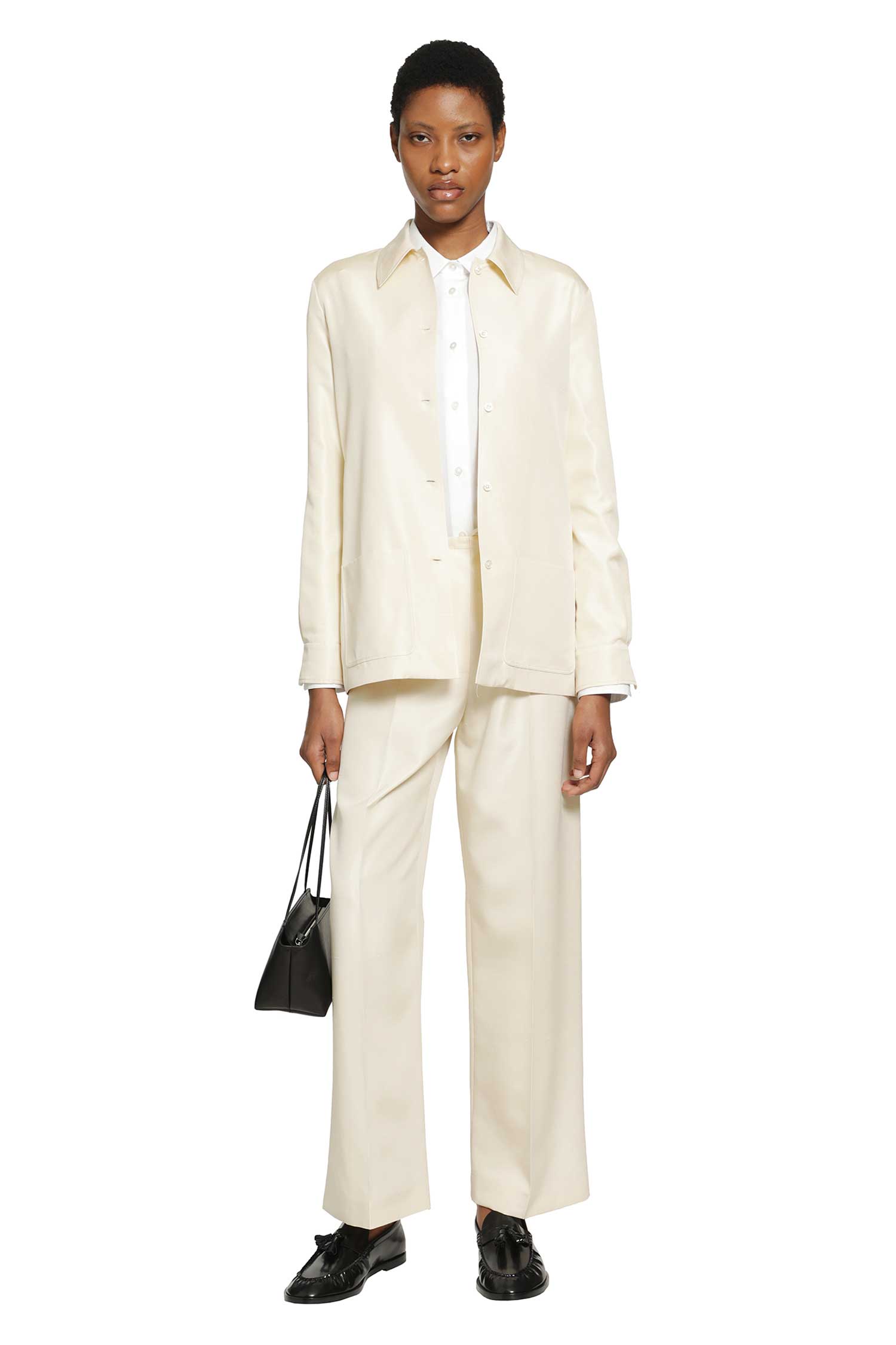 THE ROW Luka Cotton Poplin Shirt woman