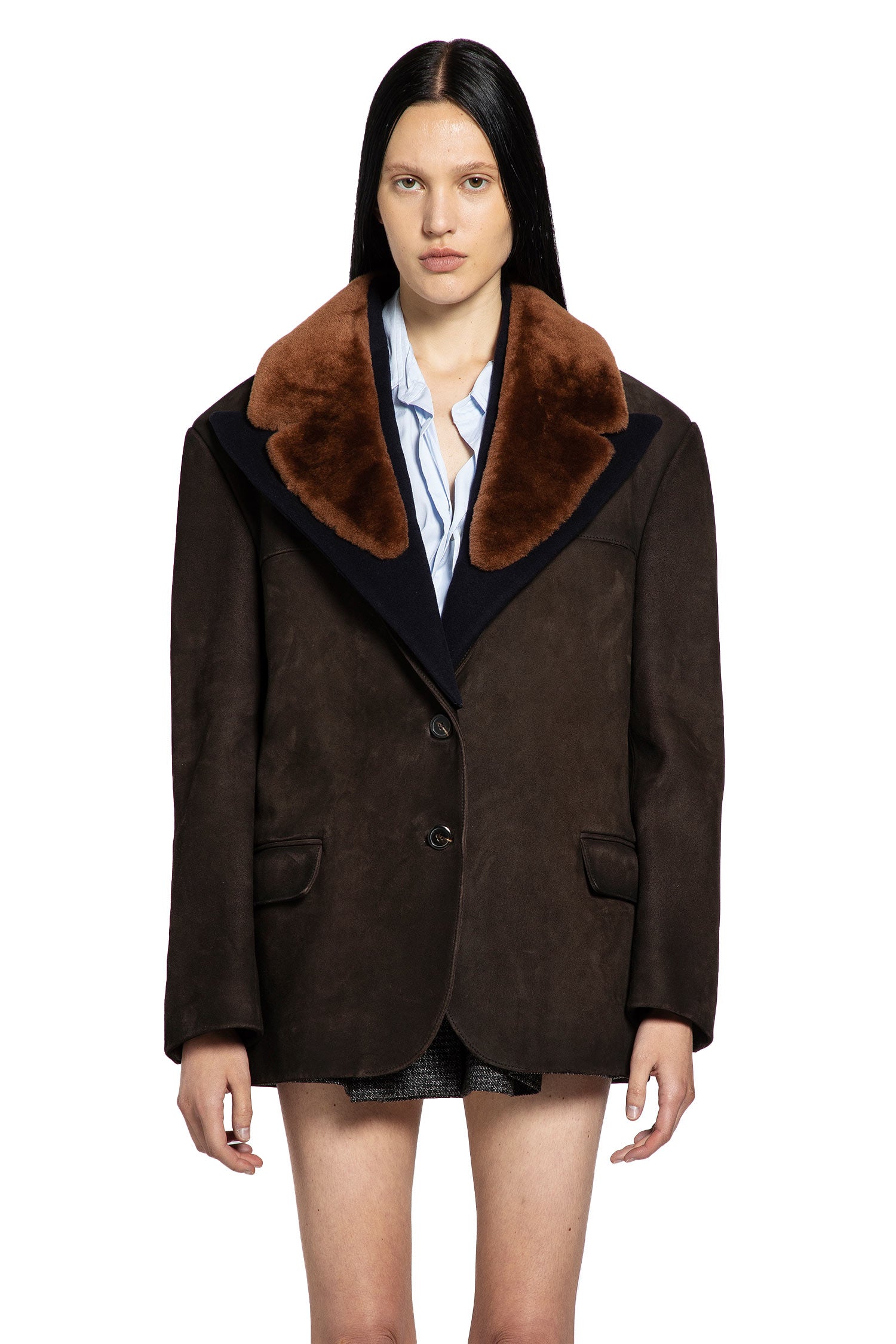 PRADA WOMAN BLACK JACKETS