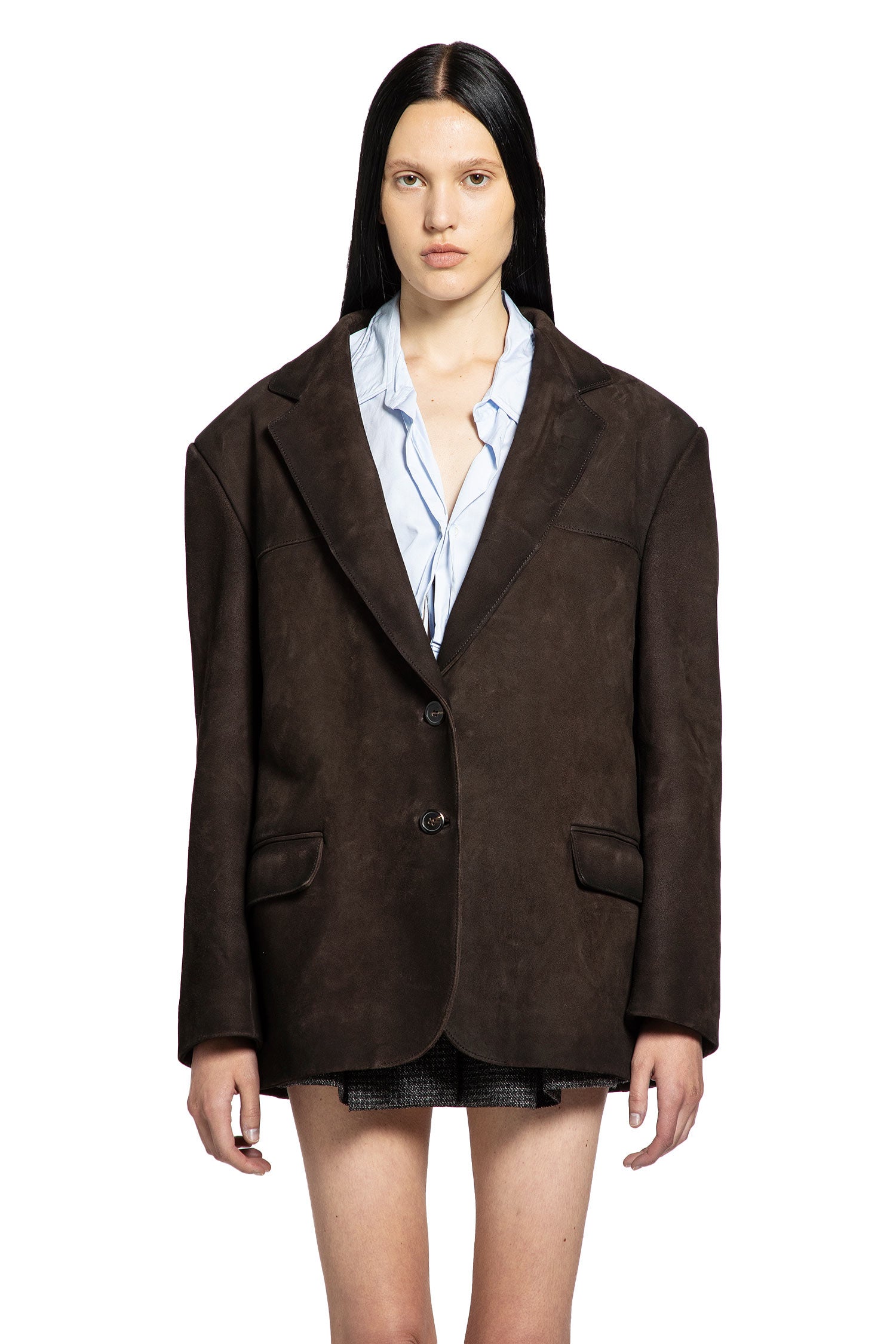 PRADA WOMAN BLACK JACKETS
