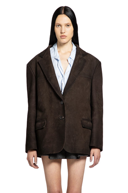PRADA WOMAN BLACK JACKETS