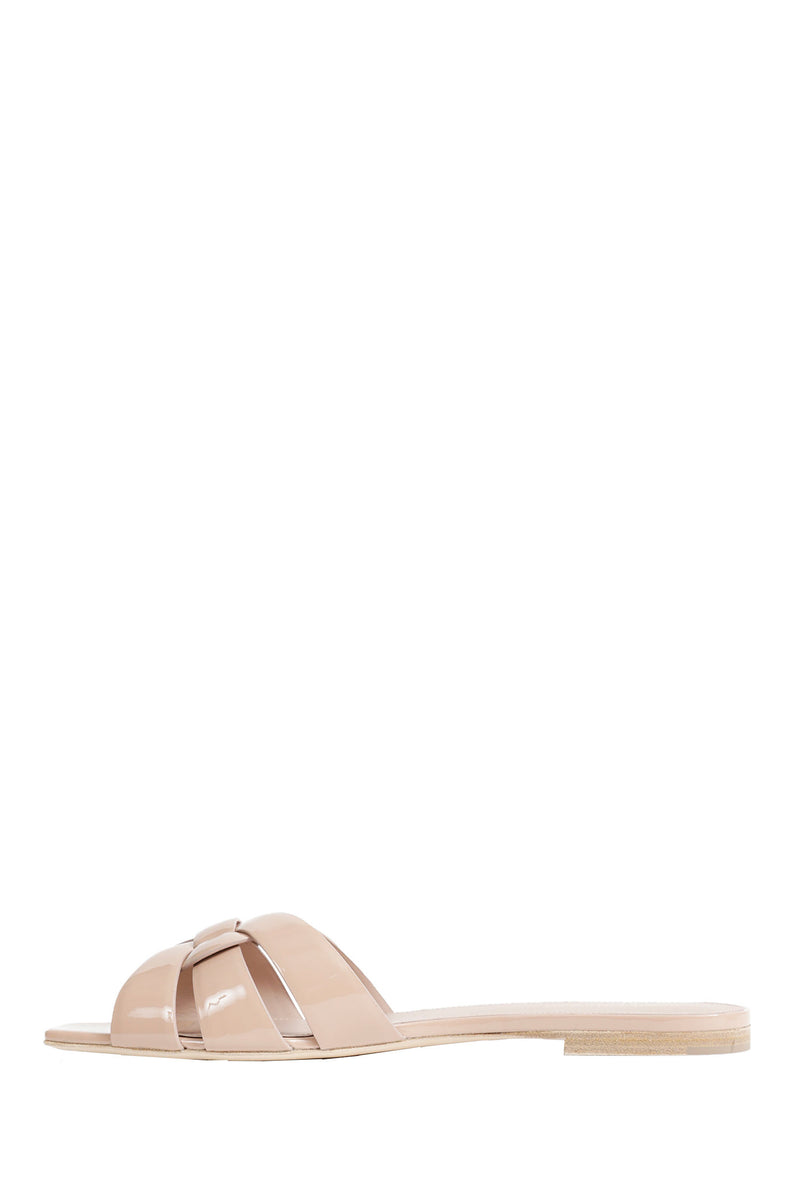 SAINT LAURENT Tribute Sandals in Patent Leather woman