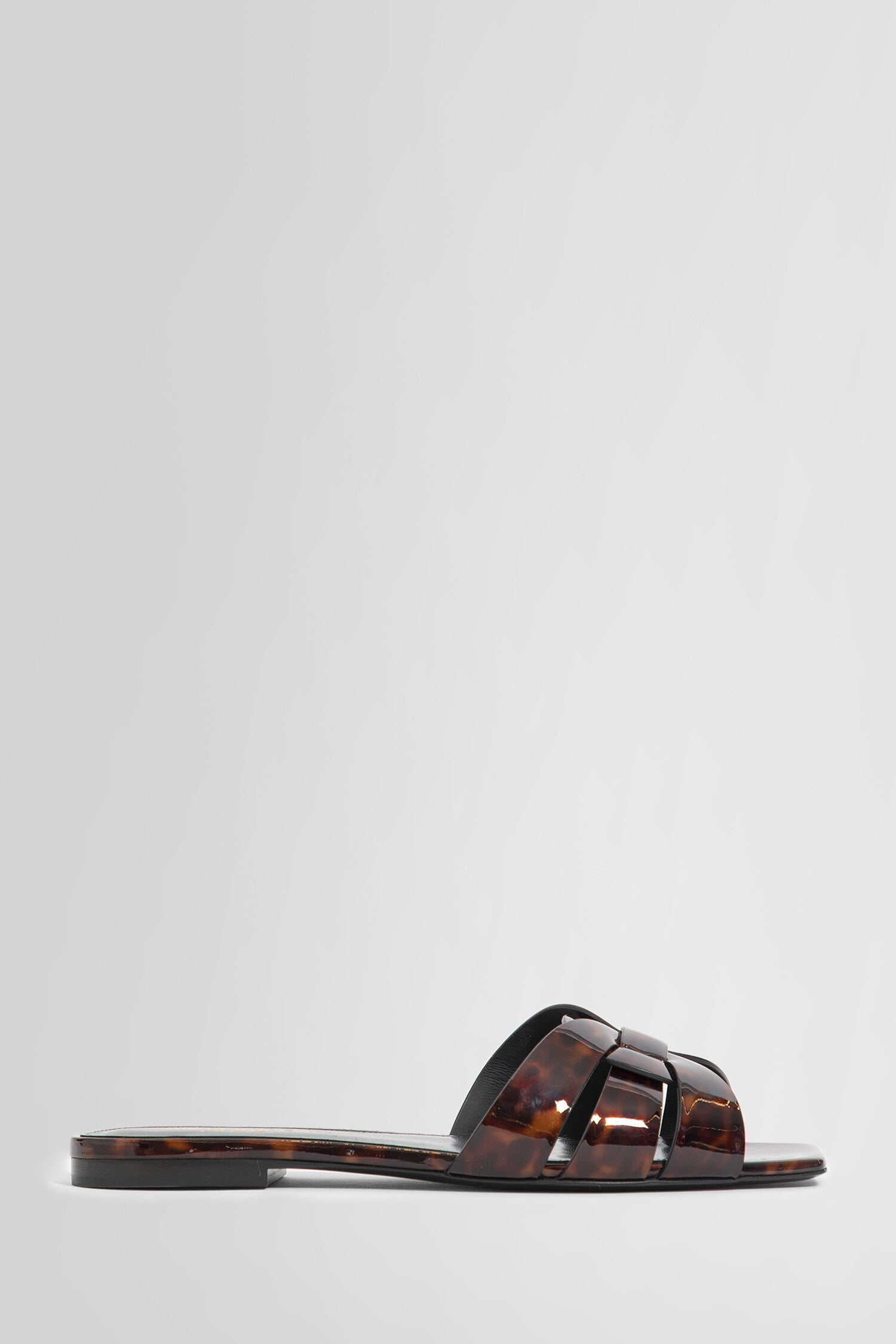 SAINT LAURENT WOMAN BROWN SANDALS & SLIDES