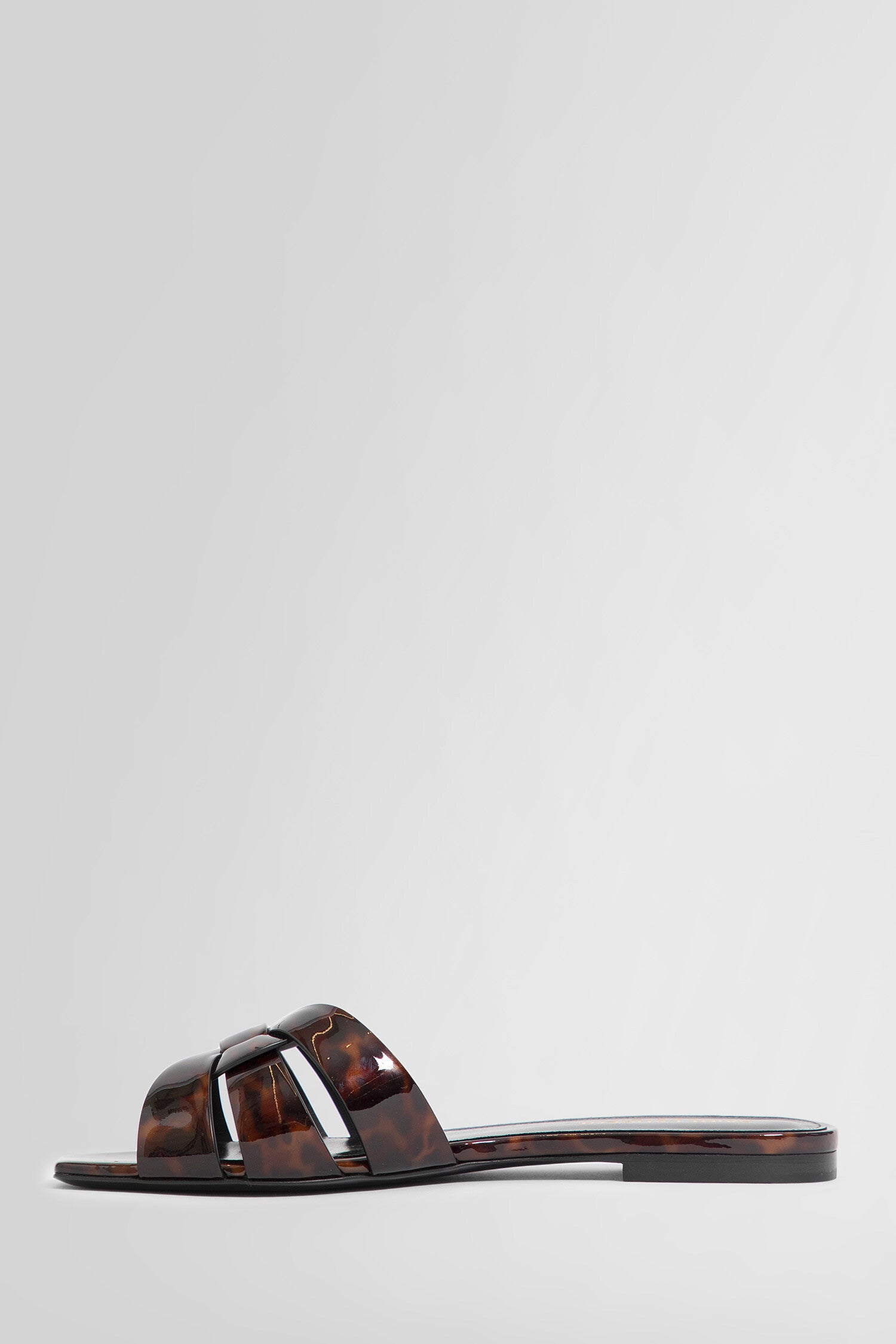 SAINT LAURENT WOMAN BROWN SANDALS