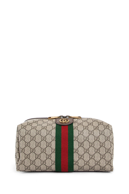 GUCCI UNISEX BEIGE CLUTCHES & POUCHES