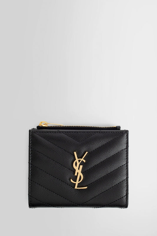 SAINT LAURENT WOMAN BLACK WALLETS & CARDHOLDERS