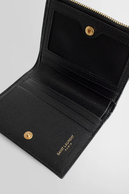 SAINT LAURENT WOMAN BLACK WALLETS & CARDHOLDERS