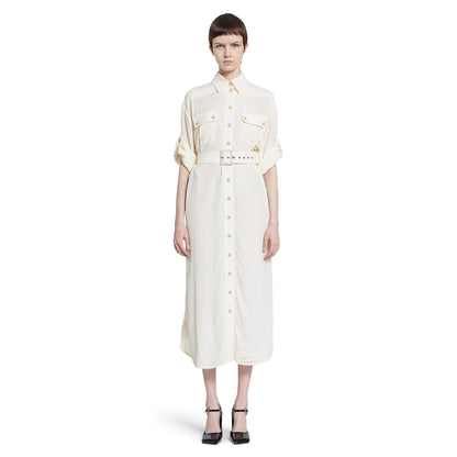 ZIMMERMANN WOMAN OFF-WHITE DRESSES