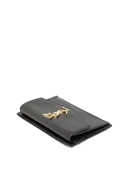 SAINT LAURENT WOMAN BLACK WALLETS & CARDHOLDERS