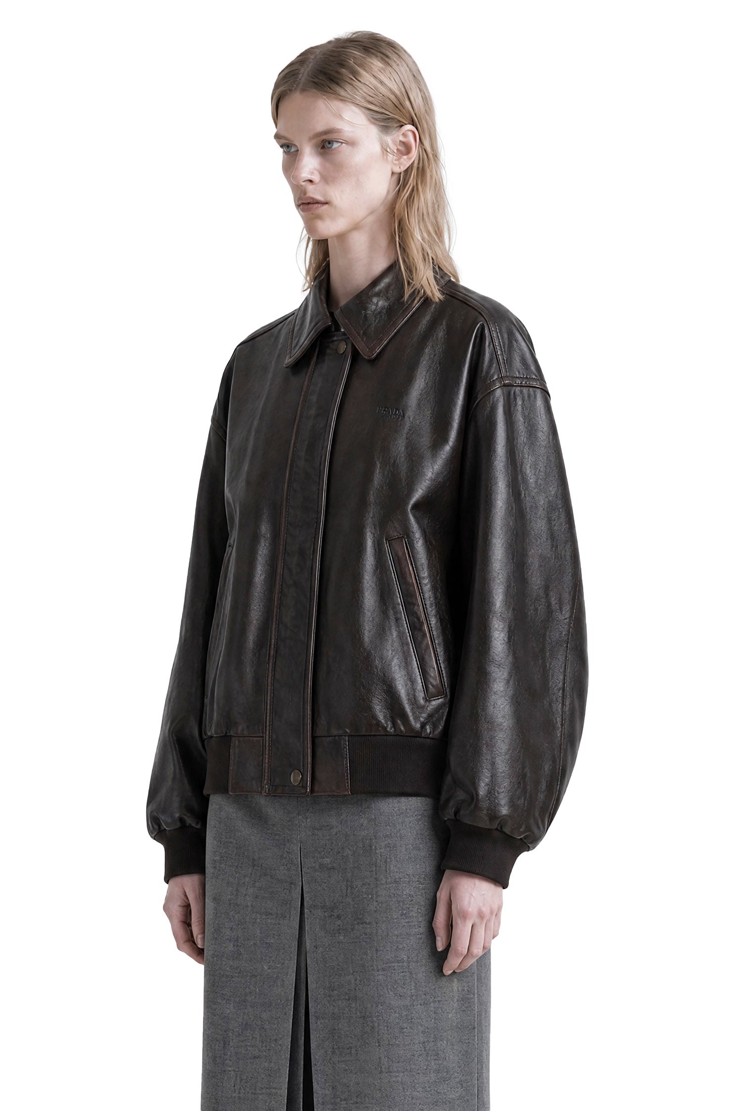 PRADA Nappa Leather Jacket woman