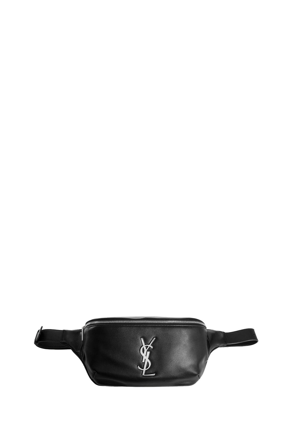 SAINT LAURENT MAN BLACK FANNY PACKS