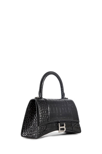 BALENCIAGA WOMAN BLACK TOP HANDLE BAGS