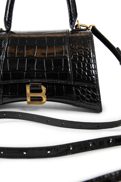 BALENCIAGA WOMAN BLACK TOP HANDLE BAGS