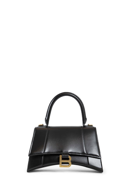 BALENCIAGA WOMAN BLACK TOP HANDLE BAGS