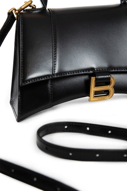 BALENCIAGA WOMAN BLACK TOP HANDLE BAGS