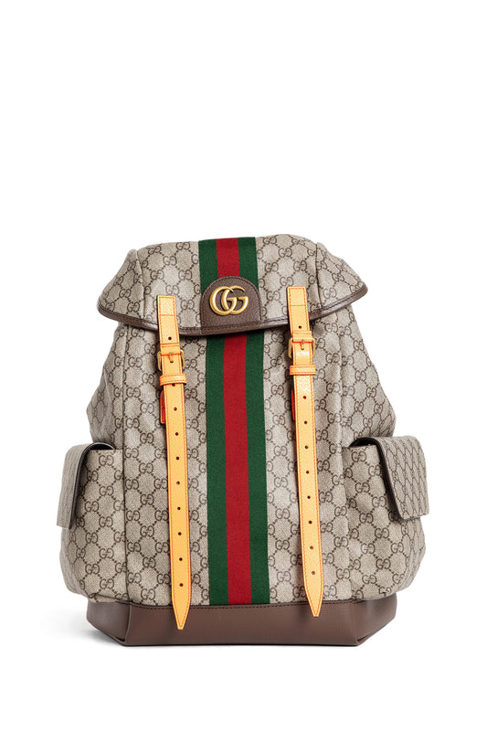 GUCCI MAN BEIGE BACKPACKS & TRAVEL BAGS