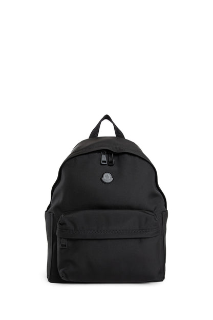 MONCLER MAN BLACK BACKPACKS & TRAVEL BAGS