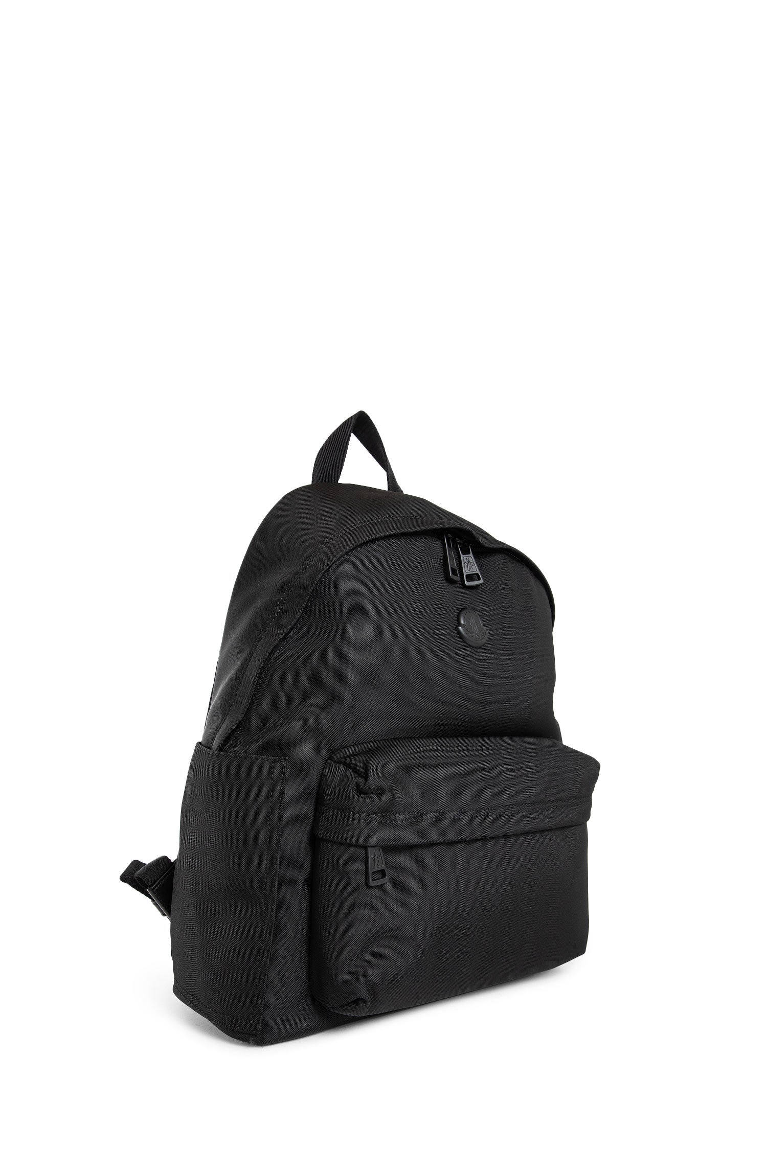 MONCLER MAN BLACK BACKPACKS & TRAVEL BAGS